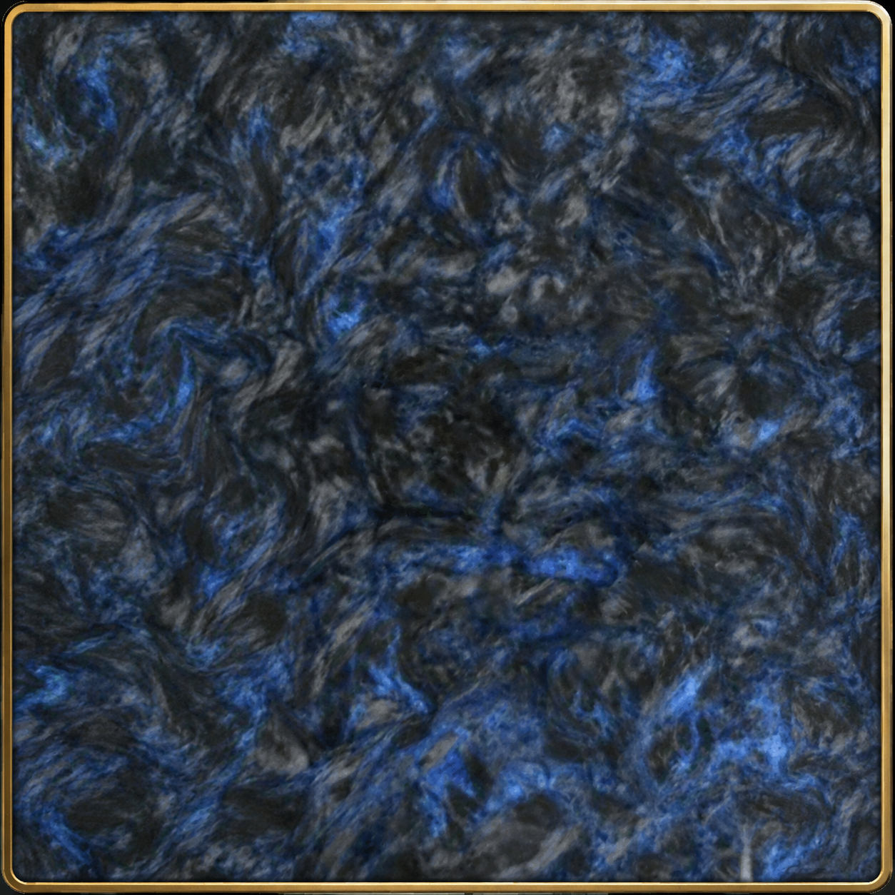 Deep Forest colored forged carbon fiber swatch #1145