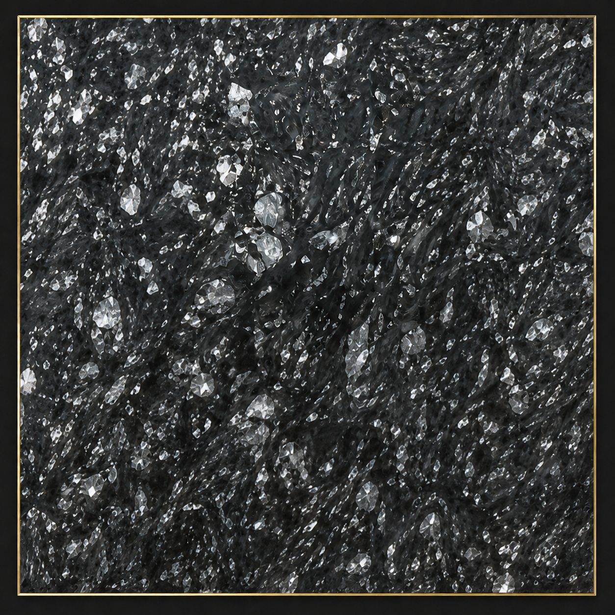Shattered Mirror colored forged carbon fiber swatch #1157