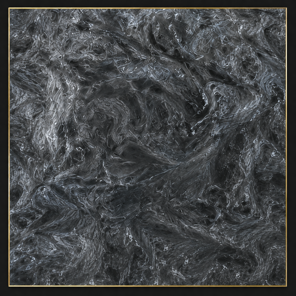 Silver Grey forged carbon fiber color sample
