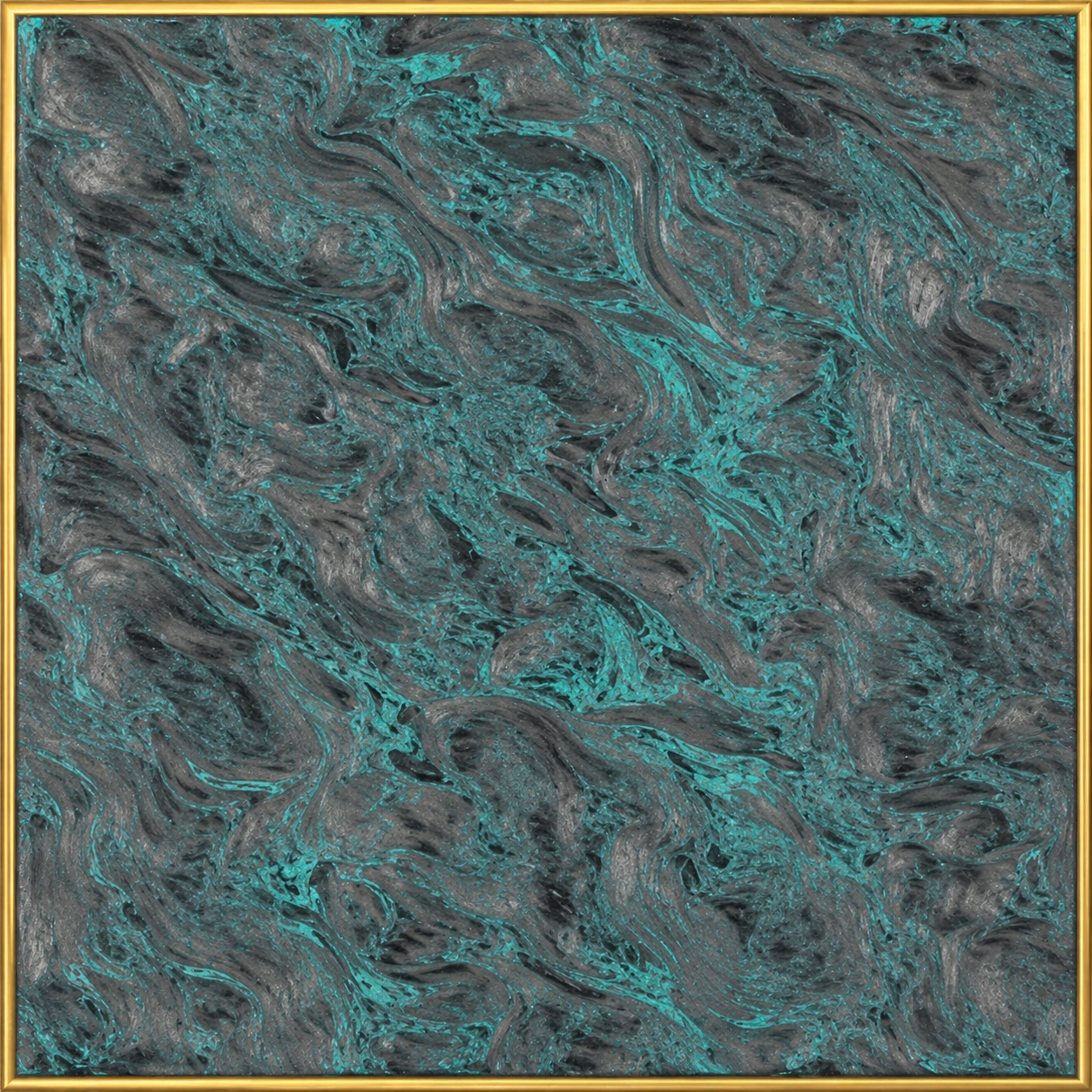 Deep Green forged carbon fiber color sample