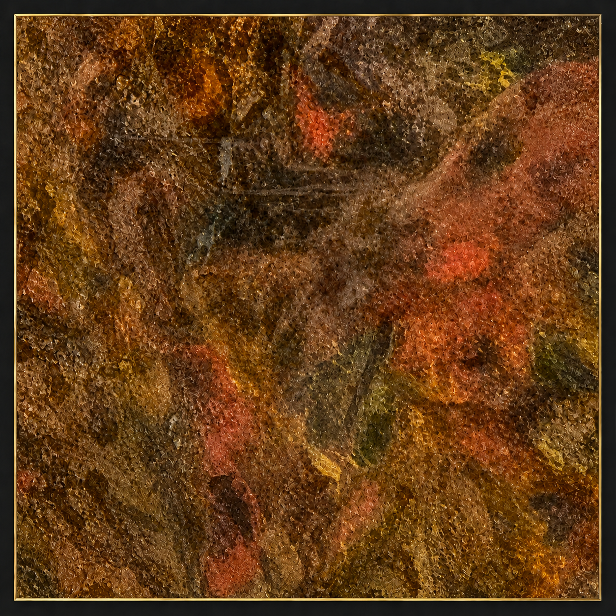 Arctic Glow luminescent forged carbon fiber swatch #1192