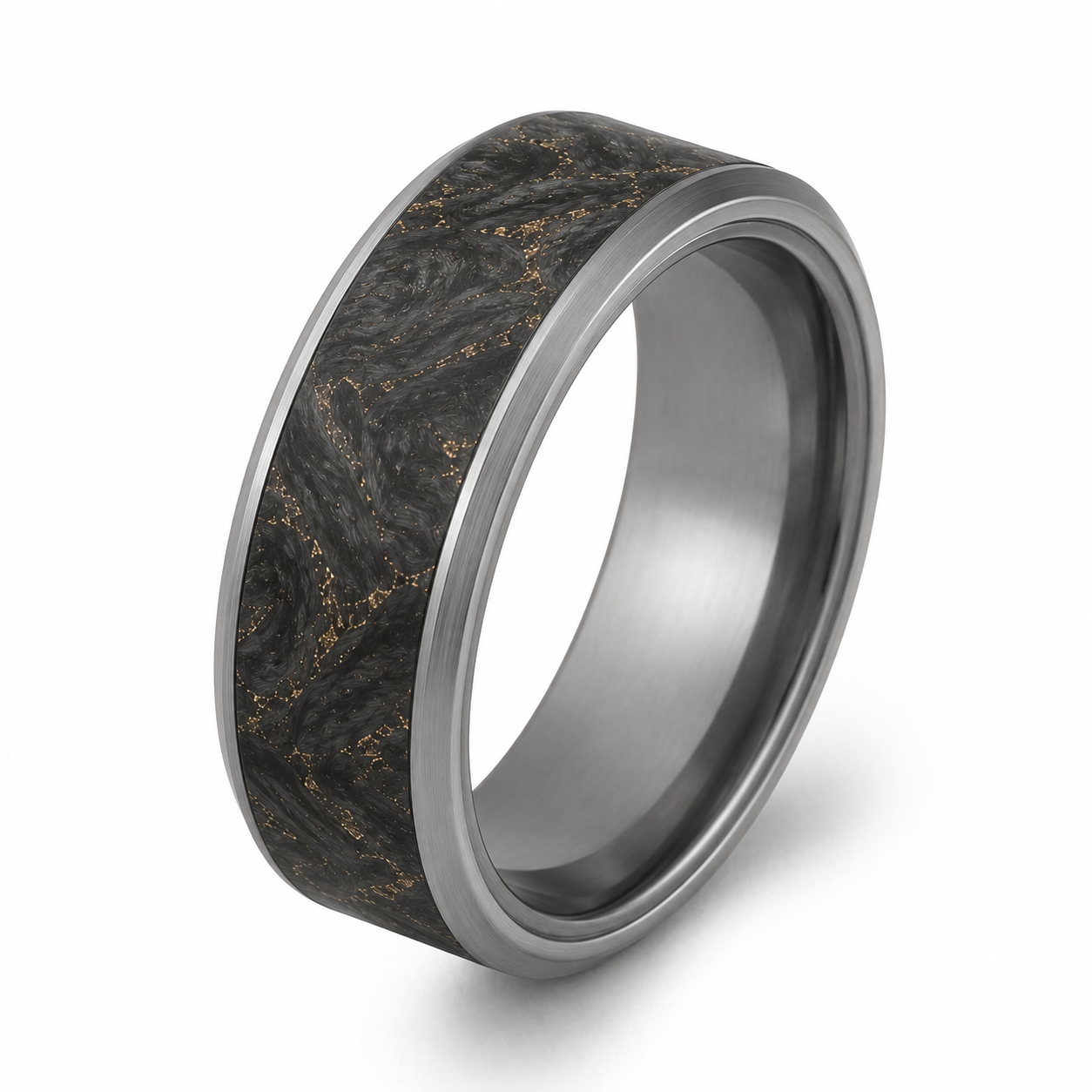 Tantalum Frame Carbon Fiber Ring