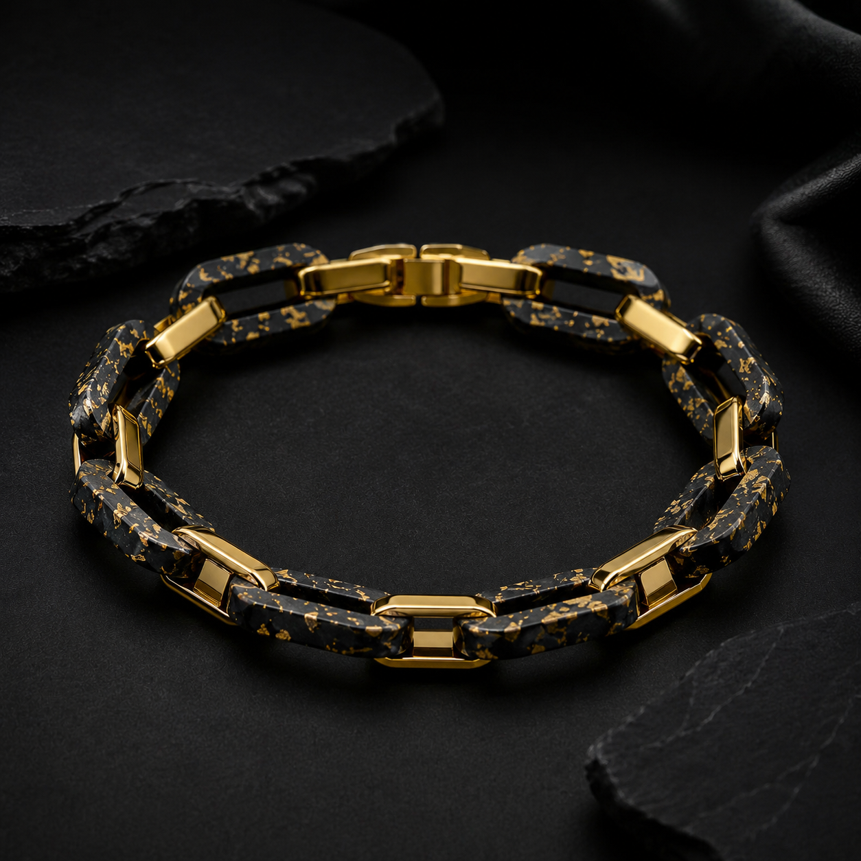Forged carbon fiber bracelet